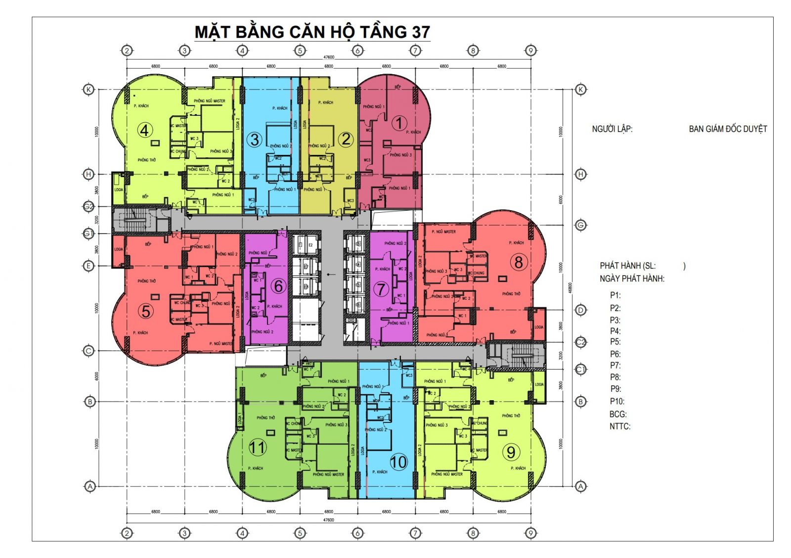 mặt bằng chung cư QMS Tower